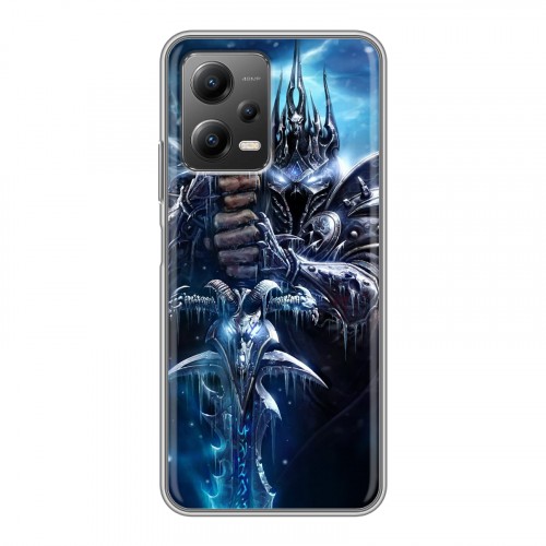 Дизайнерский силиконовый чехол для Xiaomi Poco X5 World of warcraft