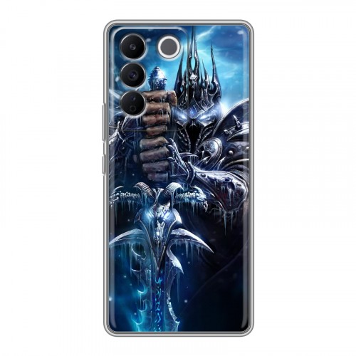 Дизайнерский силиконовый чехол для Vivo V27e World of warcraft