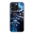 Дизайнерский силиконовый чехол для Iphone 15 Pro World of warcraft