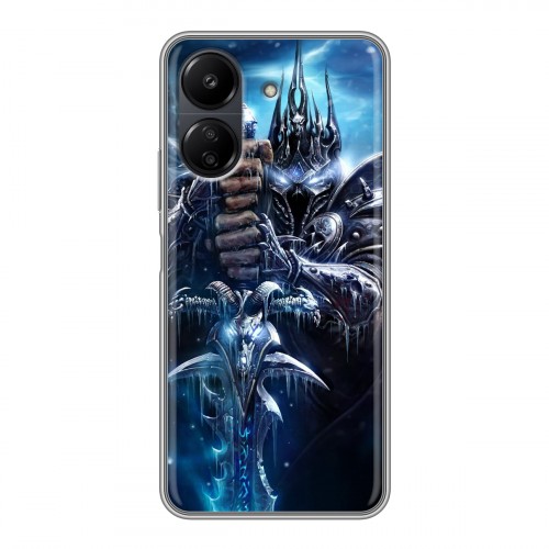 Дизайнерский силиконовый чехол для Xiaomi Poco C65 World of warcraft