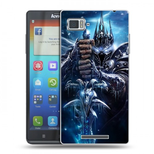 Дизайнерский пластиковый чехол для Lenovo Vibe Z World of warcraft