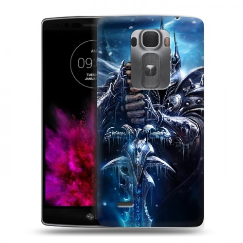 Дизайнерский пластиковый чехол для LG G Flex 2 World of warcraft