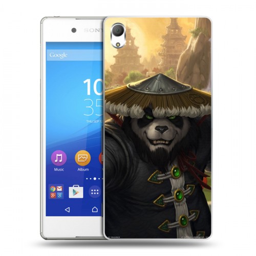 Дизайнерский пластиковый чехол для Sony Xperia Z3+ World of warcraft