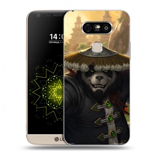 Дизайнерский пластиковый чехол для LG G5 World of warcraft