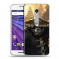 Дизайнерский пластиковый чехол для Lenovo Moto G World of warcraft