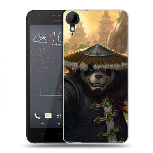 Дизайнерский пластиковый чехол для HTC Desire 825 World of warcraft