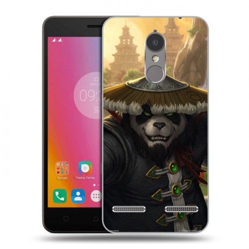 Дизайнерский пластиковый чехол для Lenovo K6 World of warcraft