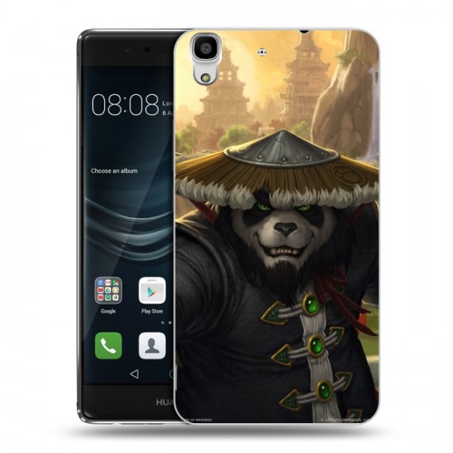 Дизайнерский пластиковый чехол для Huawei Y6II World of warcraft