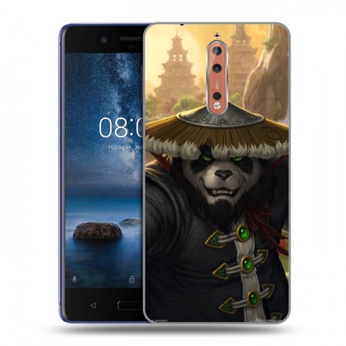 Дизайнерский пластиковый чехол для Nokia 8 World of warcraft