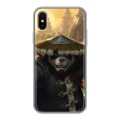 Дизайнерский силиконовый чехол для Iphone x10 World of warcraft