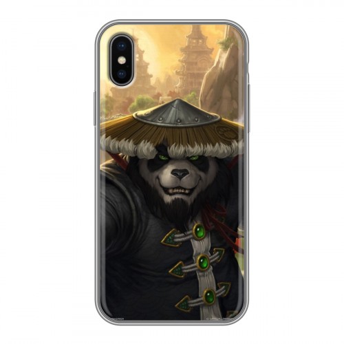 Дизайнерский силиконовый чехол для Iphone x10 World of warcraft