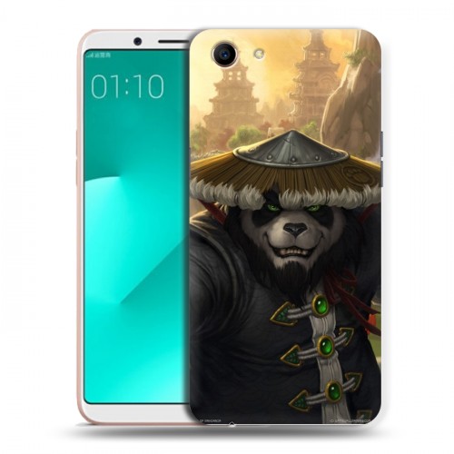 Дизайнерский пластиковый чехол для OPPO A83 World of warcraft