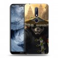 Дизайнерский пластиковый чехол для Nokia 6.1 Plus World of warcraft