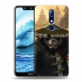 Дизайнерский силиконовый чехол для Nokia 5.1 Plus World of warcraft