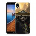 Дизайнерский силиконовый чехол для Xiaomi RedMi 7A World of warcraft