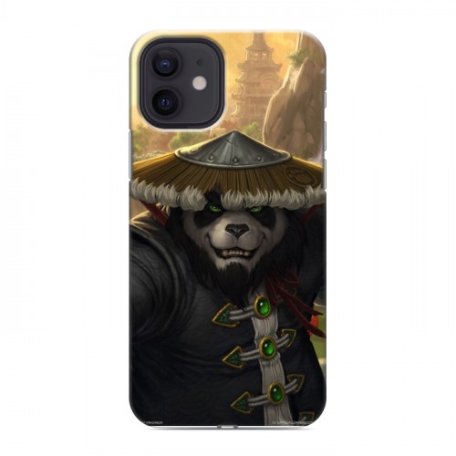 Дизайнерский силиконовый чехол для Iphone 12 World of warcraft