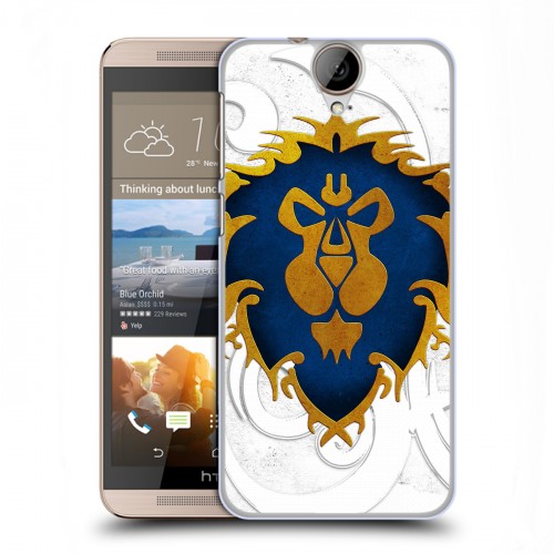 Дизайнерский пластиковый чехол для HTC One E9+ World of warcraft