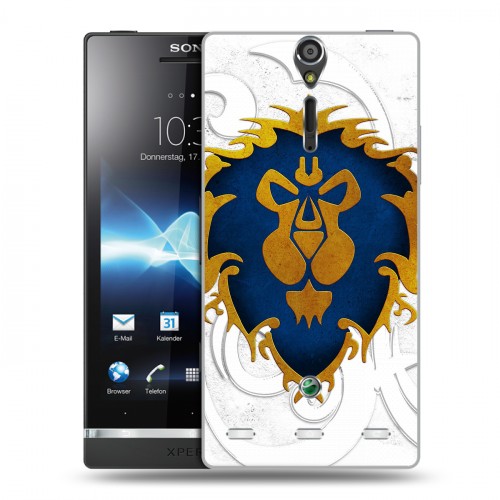 Дизайнерский пластиковый чехол для Sony Xperia S World of warcraft