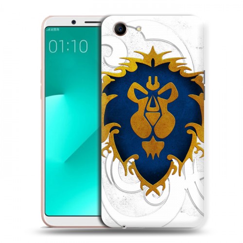 Дизайнерский пластиковый чехол для OPPO A83 World of warcraft