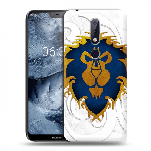 Дизайнерский пластиковый чехол для Nokia 6.1 Plus World of warcraft