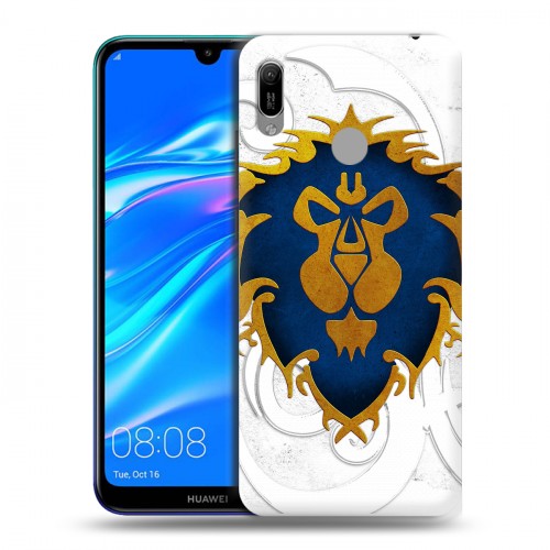 Дизайнерский пластиковый чехол для Huawei Y6 (2019) World of warcraft