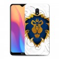 Дизайнерский силиконовый с усиленными углами чехол для Xiaomi RedMi 8A World of warcraft