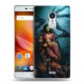 Дизайнерский пластиковый чехол для ZTE Blade X9 Diablo