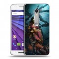 Дизайнерский пластиковый чехол для Lenovo Moto G Diablo