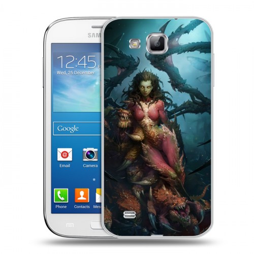 Дизайнерский пластиковый чехол для Samsung Galaxy Premier Diablo