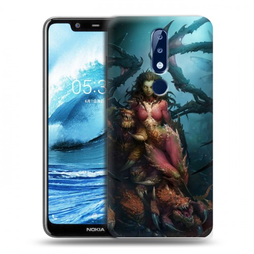 Дизайнерский пластиковый чехол для Nokia 5.1 Plus Diablo