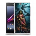 Дизайнерский пластиковый чехол для Sony Xperia Z Ultra  Diablo