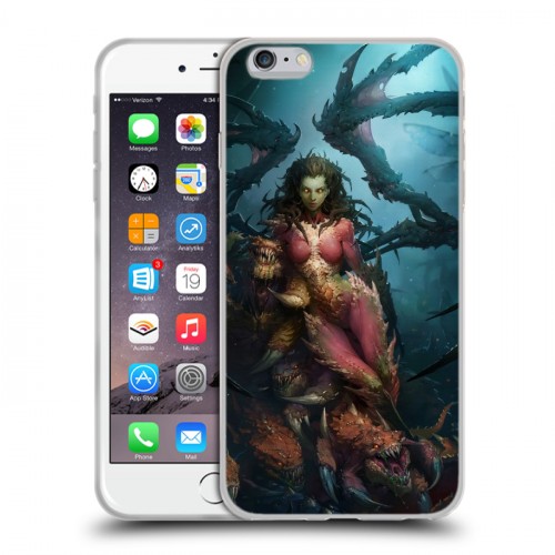 Дизайнерский силиконовый чехол для Iphone 6 Plus/6s Plus Diablo