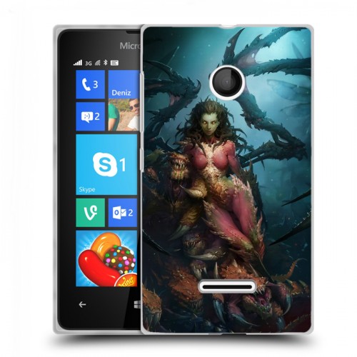 Дизайнерский пластиковый чехол для Microsoft Lumia 435 Diablo