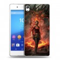 Дизайнерский пластиковый чехол для Sony Xperia Z3+ Diablo