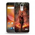 Дизайнерский пластиковый чехол для ZTE Blade X5 Diablo