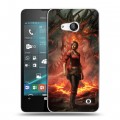 Дизайнерский пластиковый чехол для Microsoft Lumia 550 Diablo