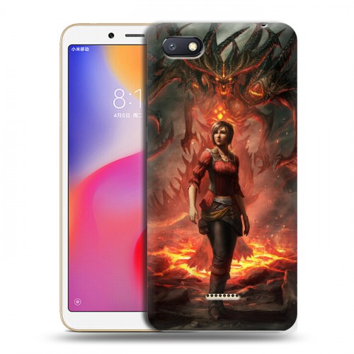 Дизайнерский пластиковый чехол для Xiaomi RedMi 6A Diablo