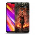 Дизайнерский пластиковый чехол для LG G8 ThinQ Diablo