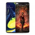 Дизайнерский пластиковый чехол для Samsung Galaxy A80 Diablo