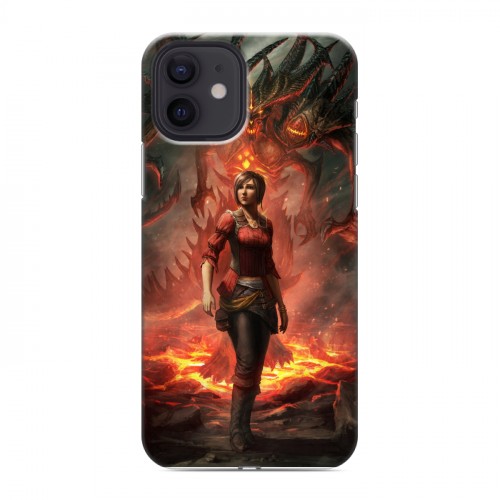 Дизайнерский силиконовый чехол для Iphone 12 Diablo