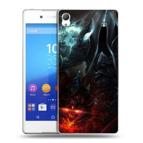 Дизайнерский пластиковый чехол для Sony Xperia Z3+ Diablo