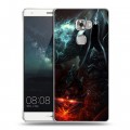 Дизайнерский пластиковый чехол для Huawei Mate S Diablo