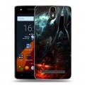 Дизайнерский силиконовый чехол для Wileyfox Storm Diablo