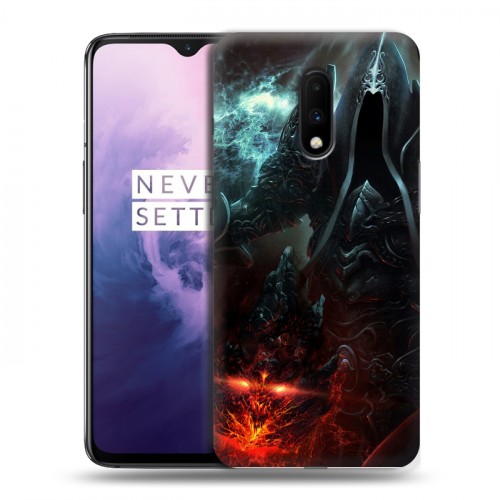 Дизайнерский пластиковый чехол для OnePlus 7 Diablo