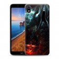 Дизайнерский силиконовый чехол для Xiaomi RedMi 7A Diablo