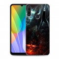 Дизайнерский пластиковый чехол для Huawei Y6p Diablo