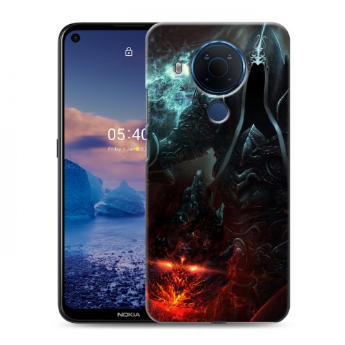 Дизайнерский силиконовый чехол для Nokia 5.4 Diablo