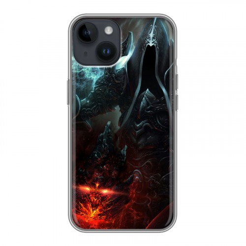 Дизайнерский пластиковый чехол для Iphone 14 Diablo