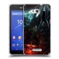 Дизайнерский пластиковый чехол для Sony Xperia E4g Diablo