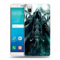 Дизайнерский пластиковый чехол для Huawei ShotX Diablo